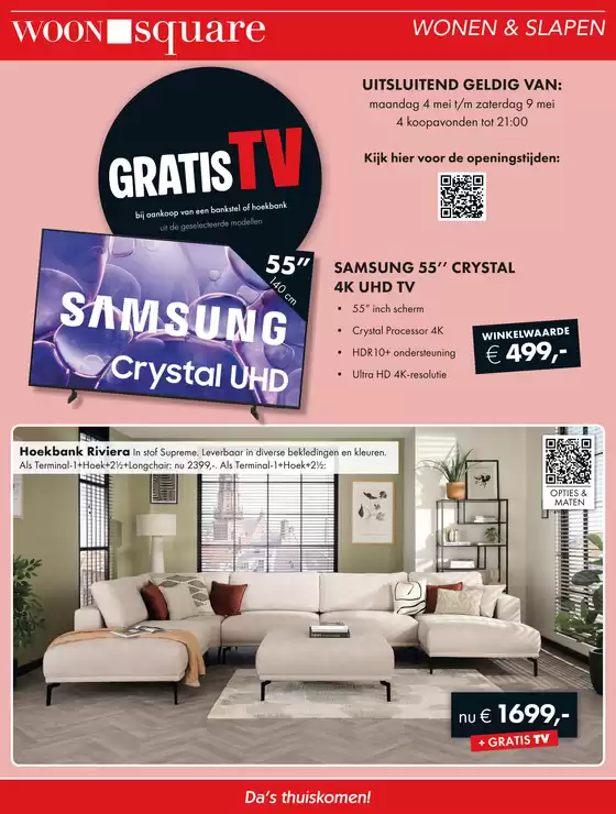 Catalogus van Woonsquare in Oosterhout | Woonsquare folder | 2026-05-04T00:00:00.000Z - 2026-05-09T00:00:00.000Z