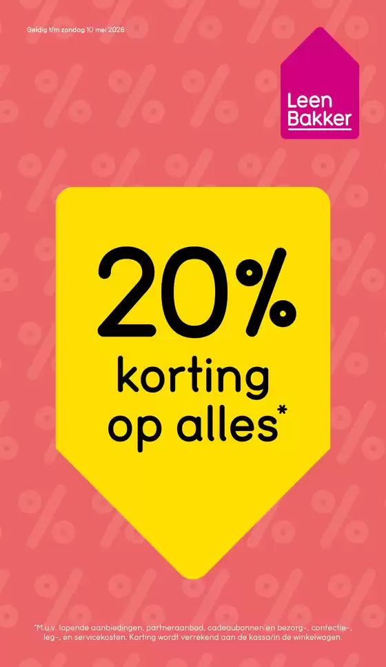 Catalogus van Leen Bakker in Groot-Ammers | Onze beste aanbiedingen voor u | 2026-05-04T00:00:00.000Z - 2026-05-10T00:00:00.000Z
