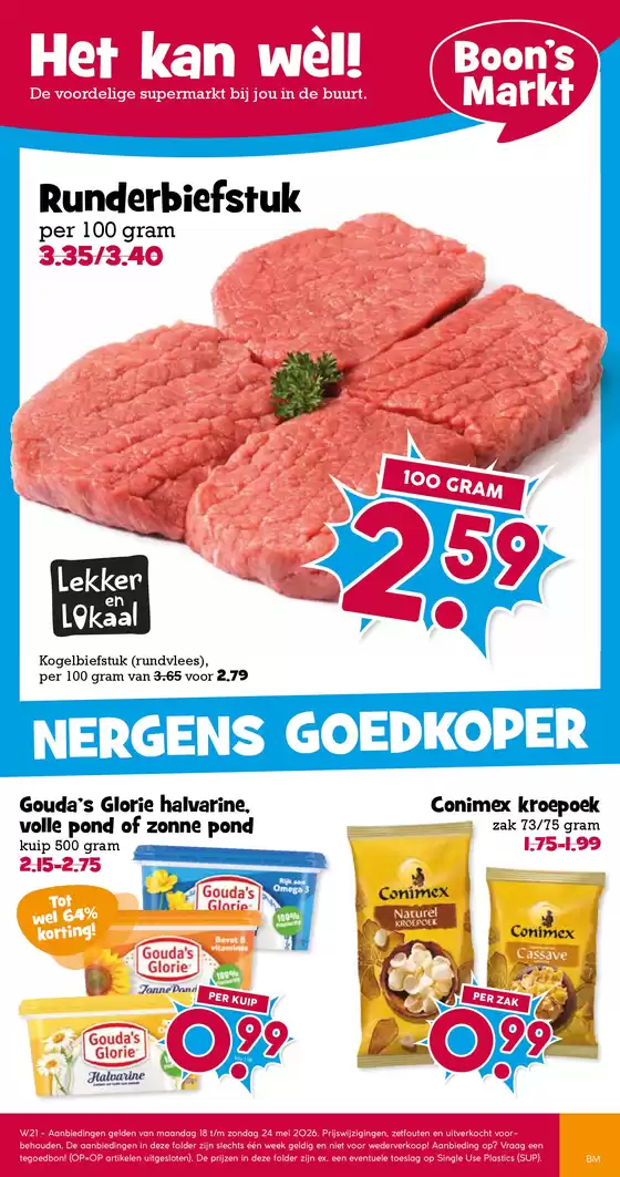 Catalogus van Boon's Markt | Ontdek aantrekkelijke aanbiedingen | 2026-05-18T00:00:00.000Z - 2026-05-24T00:00:00.000Z