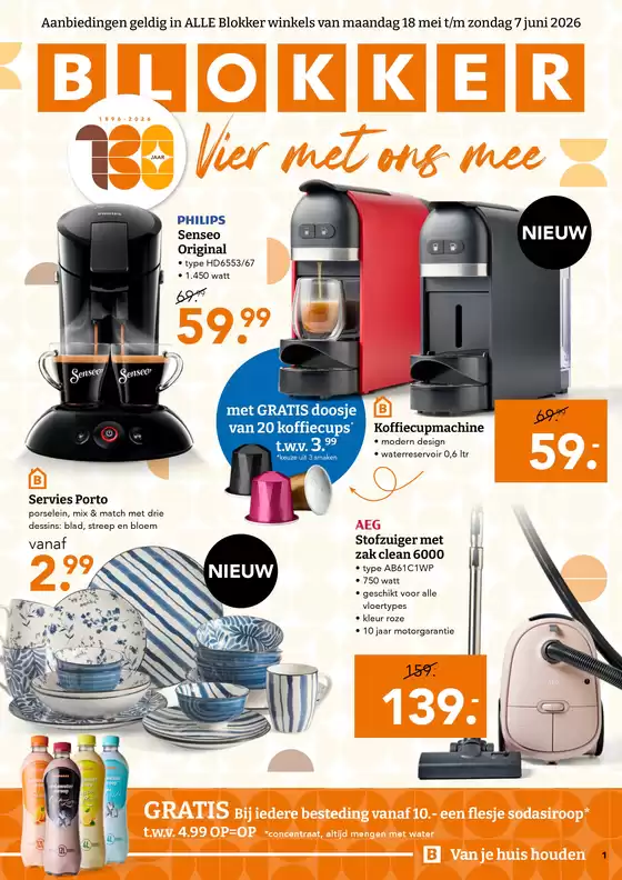 Catalogus van Blokker in De Glind | Blokker - Blokker week 21 2026 | 2026-05-18T00:00:00.000Z - 2026-06-07T00:00:00.000Z