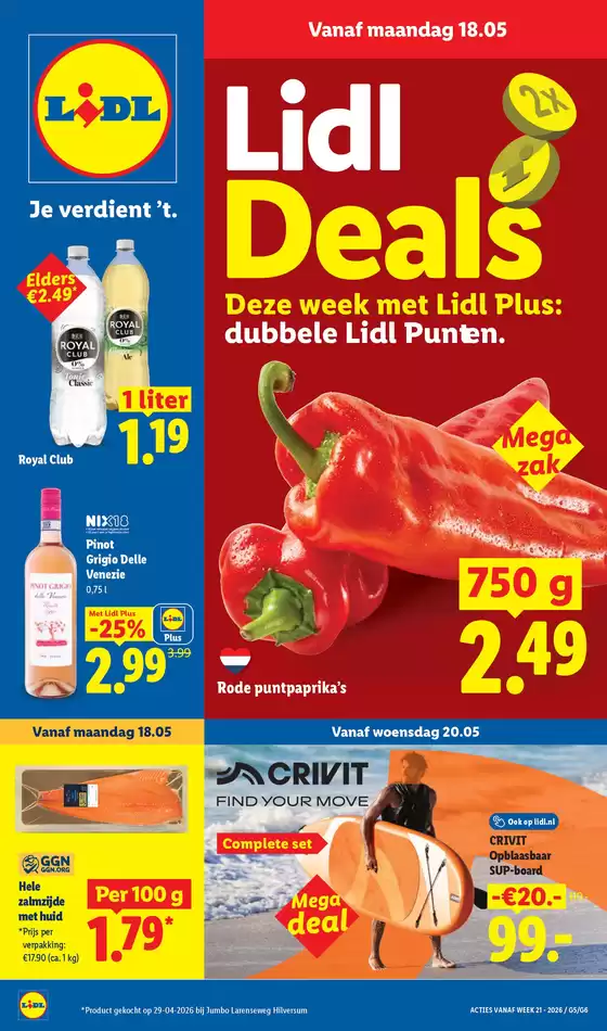 Catalogus van Lidl in Westzaan | 1805 - 2405 | 2026-05-18T00:00:00.000Z - 2026-05-24T00:00:00.000Z