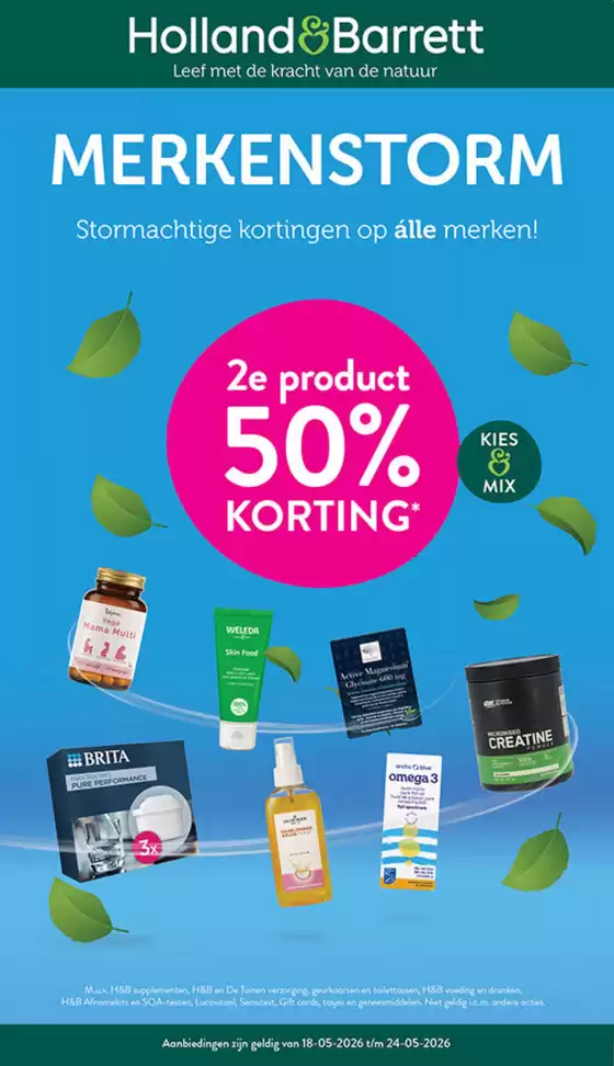Catalogus van Holland & Barrett in Schinnen | Holland Barrett folder | 2026-05-18T00:00:00.000Z - 2026-05-24T00:00:00.000Z