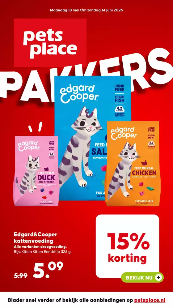 Catalogus van Pets Place in Heerlen | Pets Place folder | 2026-05-18T00:00:00.000Z - 2026-06-14T00:00:00.000Z