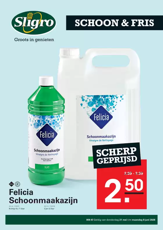 Catalogus van Sligro | Wrcp 07 2026 | 2026-05-21T00:00:00.000Z - 2026-06-08T00:00:00.000Z