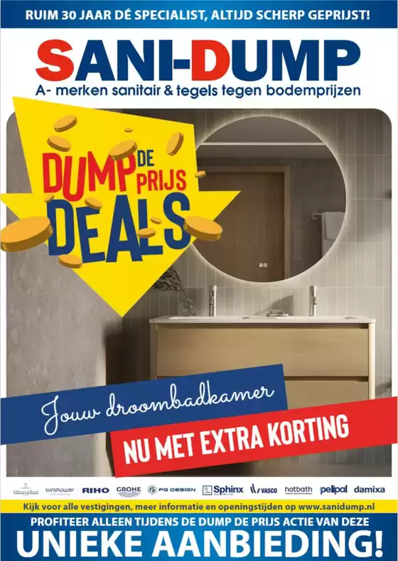 Catalogus van Sani-Dump in Hoogblokland | Dump De Prijs Deals | 2026-05-20T00:00:00.000Z - 2026-05-31T00:00:00.000Z
