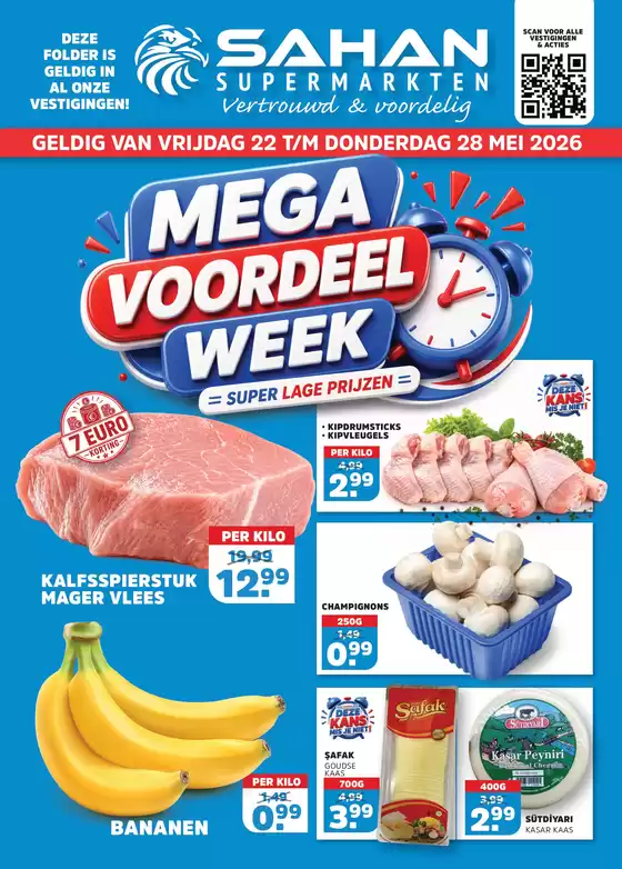 Catalogus van Sahan Supermarkten in Zuidoostbeemster | Sahan Supermarkten folder | 2026-05-22T00:00:00.000Z - 2026-05-28T00:00:00.000Z