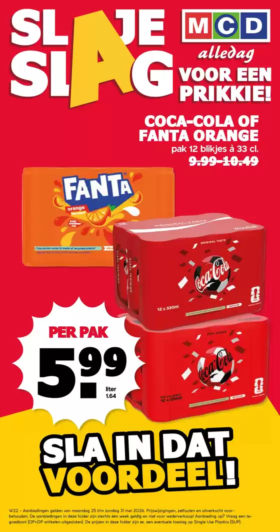 Catalogus van MCD Supermarkt | Onze beste koopjes | 2026-05-25T00:00:00.000Z - 2026-05-31T00:00:00.000Z