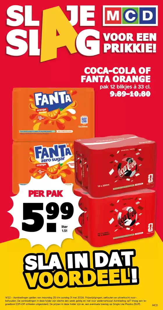 Catalogus van MCD Supermarkt | Bespaar nu met onze deals | 2026-05-25T00:00:00.000Z - 2026-05-31T00:00:00.000Z