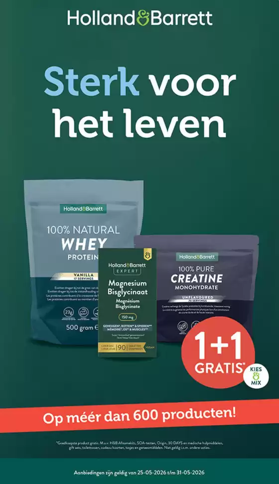 Catalogus van Holland & Barrett | Holland Barrett folder | 2026-05-25T00:00:00.000Z - 2026-05-31T00:00:00.000Z