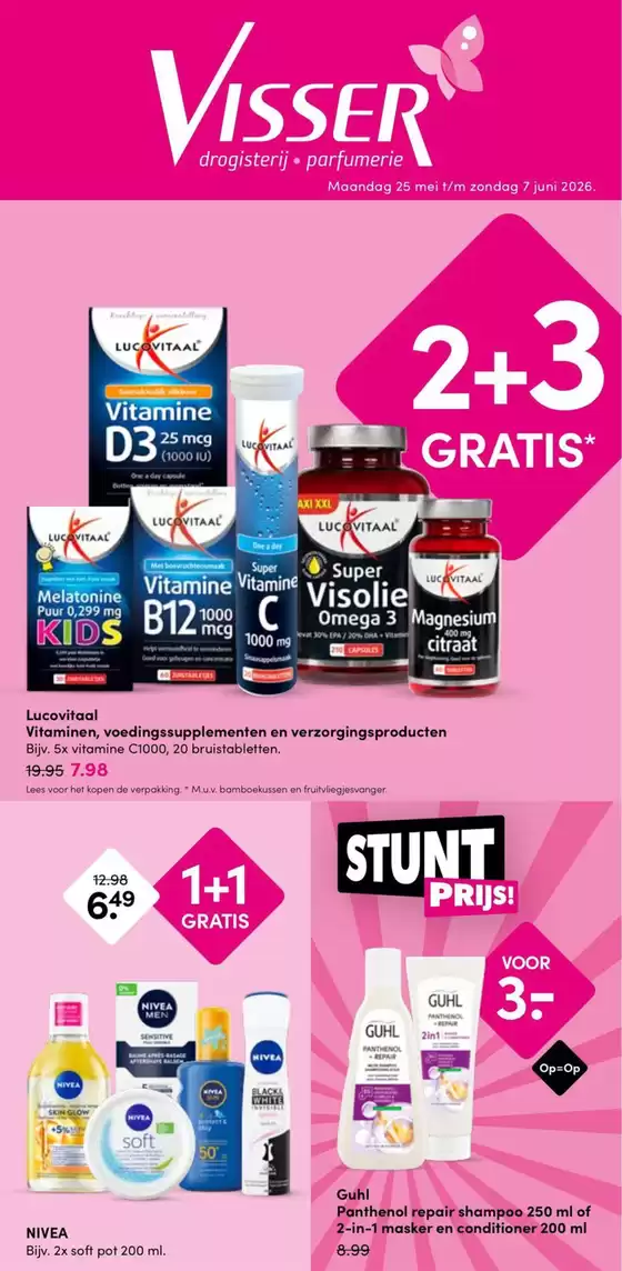 Catalogus van Drogisterij Visser in Almere | Drogisterij Visser folder | 2026-05-25T00:00:00.000Z - 2026-06-07T00:00:00.000Z