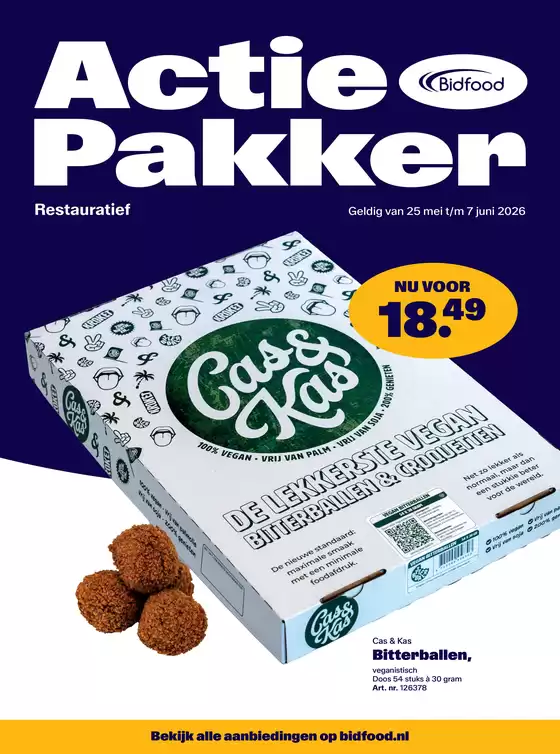 Catalogus van Bidfood in Almere | Actiepakker Restauratief | 2026-05-25T00:00:00.000Z - 2026-06-07T00:00:00.000Z