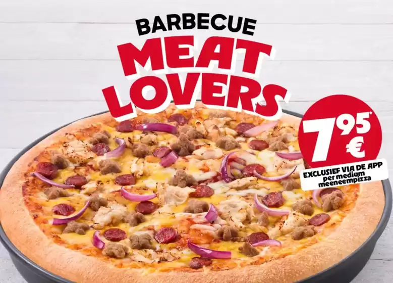 Catalogus van Pizza Hut | Barbecue Meat Lovers | 2026-05-29T00:00:00.000Z - 2026-06-12T00:00:00.000Z