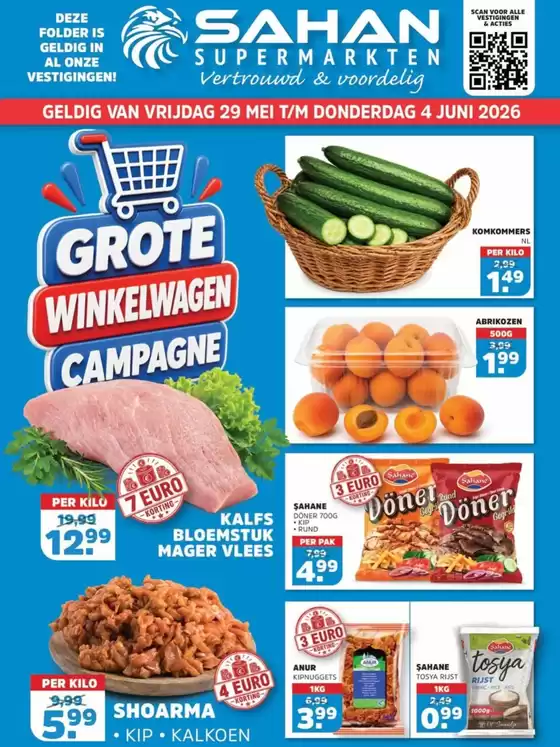 Catalogus van Sahan Supermarkten | Grote Winkelwagen Campagne | 2026-05-29T00:00:00.000Z - 2026-06-04T00:00:00.000Z