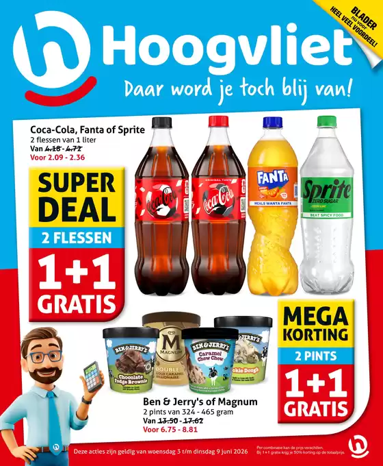 Catalogus van Hoogvliet | Nieuwe aanbiedingen om te ontdekken | 2026-06-03T00:00:00.000Z - 2026-06-09T00:00:00.000Z