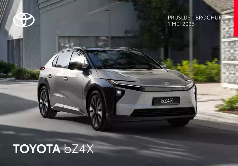 Catalogus van Toyota | Bz4x brochure | 2026-06-04T00:00:00.000Z - 2026-06-18T00:00:00.000Z
