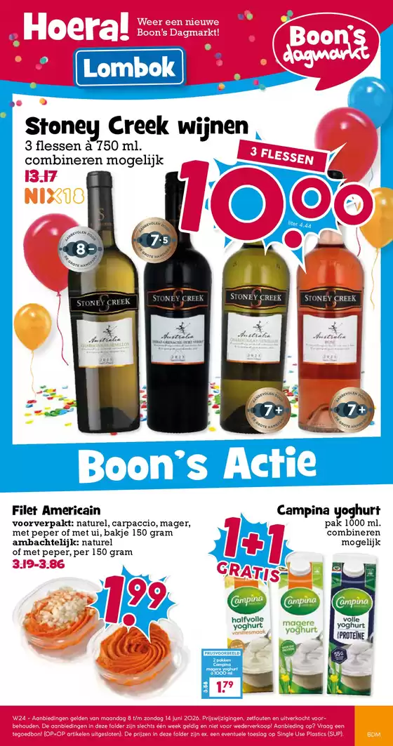 Catalogus van Boon's Markt in Oss | Topaanbiedingen voor slimme spaarders | 2026-06-08T00:00:00.000Z - 2026-06-14T00:00:00.000Z