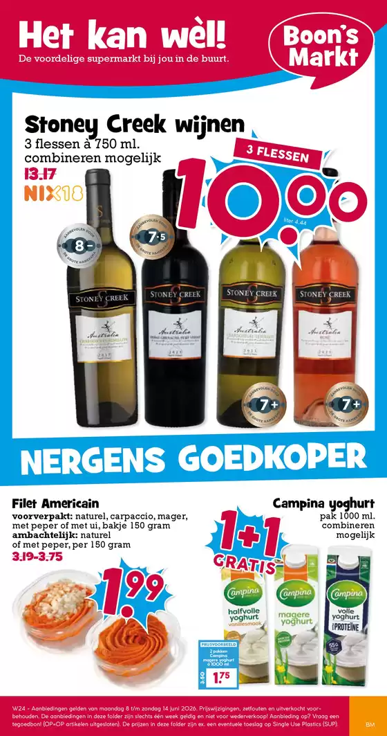 Catalogus van Boon's Markt in Oss | Actuele koopjes en aanbiedingen | 2026-06-08T00:00:00.000Z - 2026-06-14T00:00:00.000Z