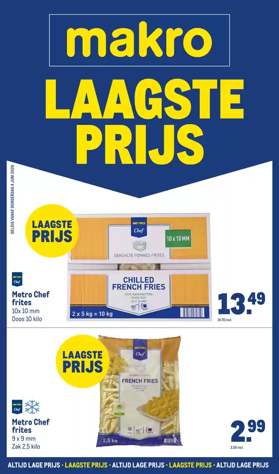Catalogus van Makro | Laagste prijs | 2026-06-05T00:00:00.000Z - 2026-06-19T00:00:00.000Z