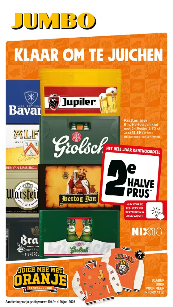 Catalogus van Jumbo in Waalwijk | Jumbo actiefolder xkcy 24 | 2026-06-10T00:00:00.000Z - 2026-06-16T00:00:00.000Z