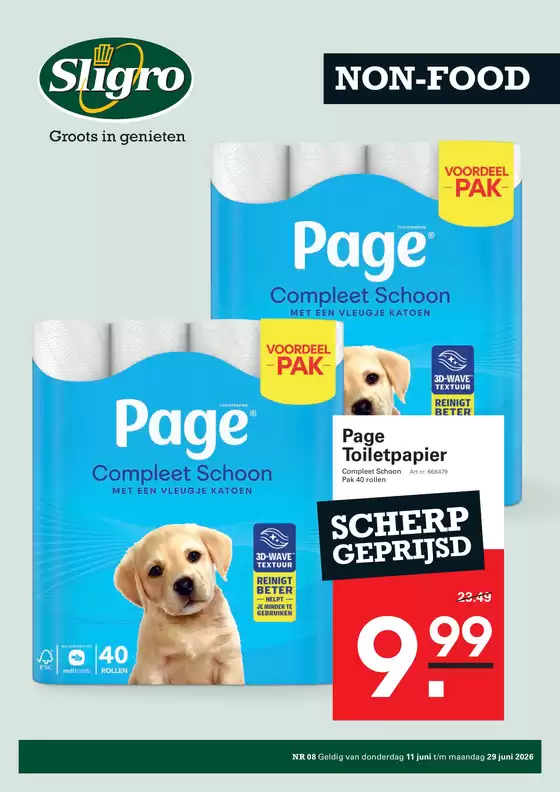 Catalogus van Sligro | Non food 08 2026 | 2026-06-11T00:00:00.000Z - 2026-06-29T00:00:00.000Z
