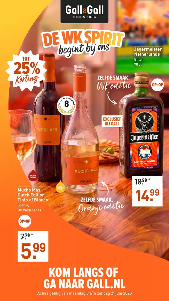 Catalogus van Gall & Gall | Exclusieve koopjes | 2026-06-08T00:00:00.000Z - 2026-06-21T00:00:00.000Z