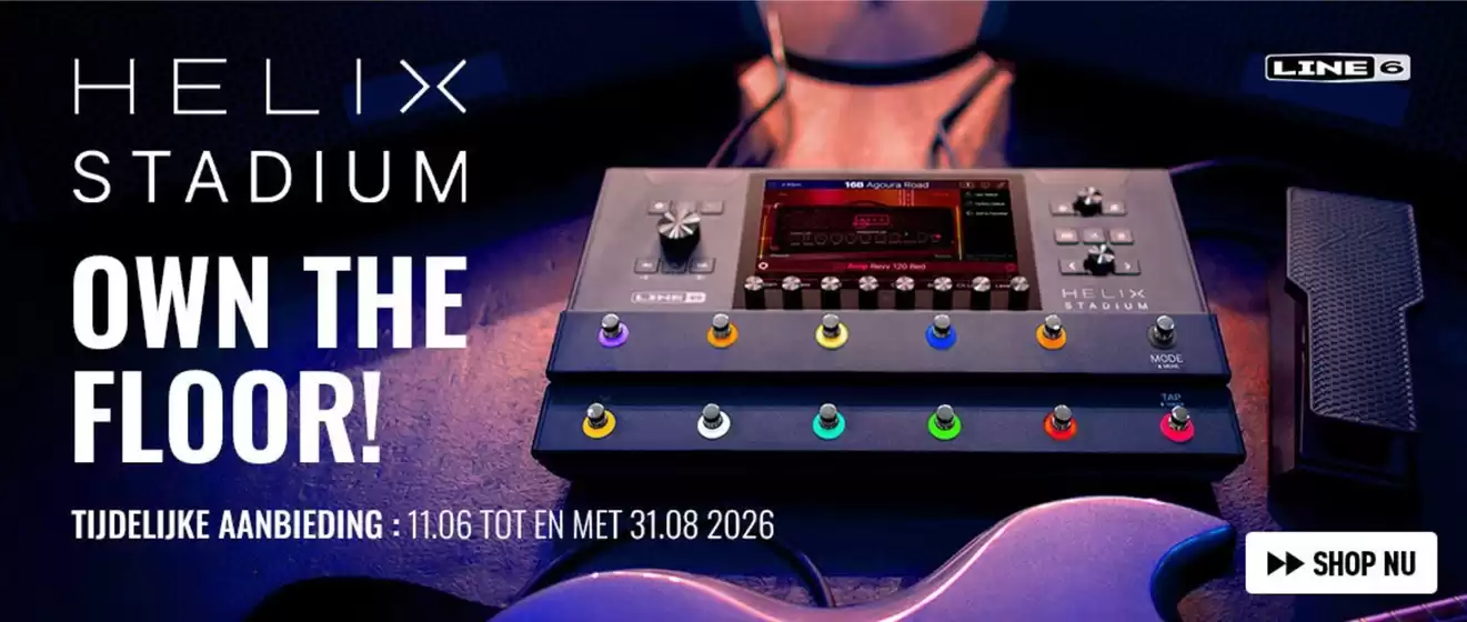 Catalogus van Bax Music in Groningen | Own The Floor! | 2026-06-11T00:00:00.000Z - 2026-08-31T00:00:00.000Z