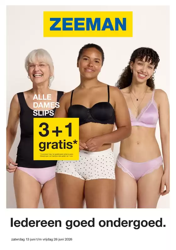 Catalogus van Zeeman | Zeeman Week 24 zaterdag 6 juni tm vrijdag 12 juni 2026. | 2026-06-06T00:00:00.000Z - 2026-06-12T00:00:00.000Z