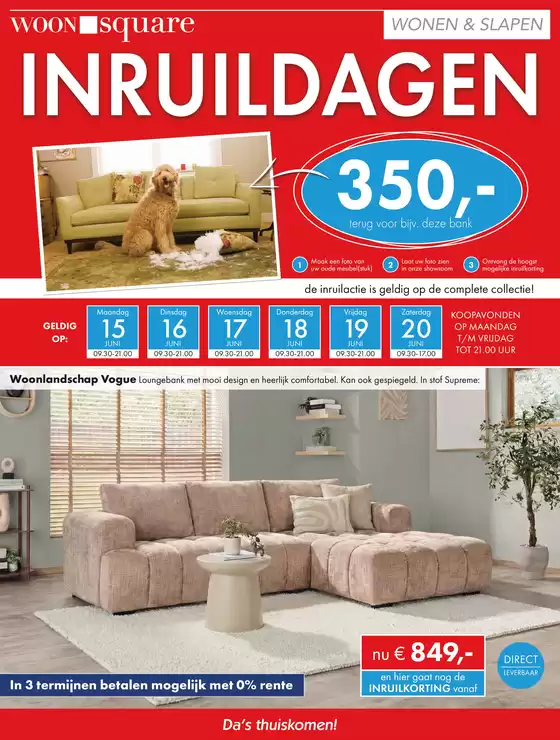 Catalogus van Woonsquare in Volendam | Woonsquare folder | 2026-06-15T00:00:00.000Z - 2026-06-20T00:00:00.000Z