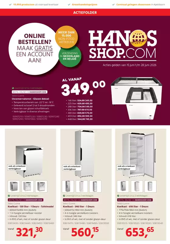 Catalogus van HANOS in Klarenbeek | HANOS SHOP folder 13 | 2026-06-15T00:00:00.000Z - 2026-06-28T00:00:00.000Z