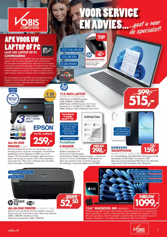 Catalogus van Vobis | Voor Service En Advies... | 2026-06-15T00:00:00.000Z - 2026-06-21T00:00:00.000Z