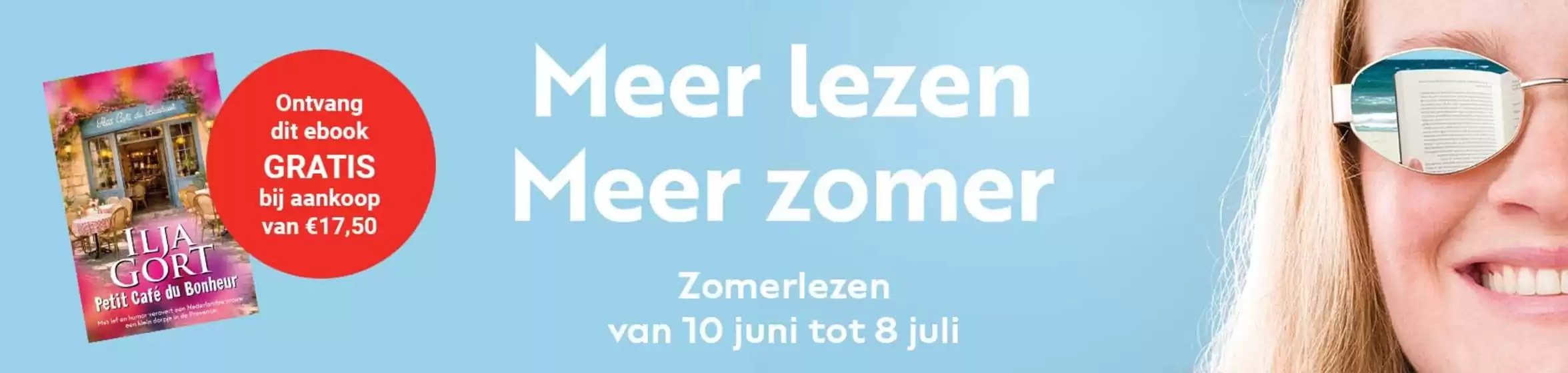 Catalogus van eBook.nl in Moordrecht | Meer lezen meer zomer | 2026-06-18T00:00:00.000Z - 2026-07-08T00:00:00.000Z