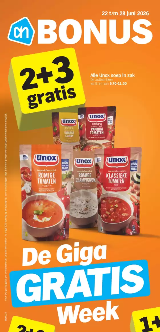 Catalogus van Albert Heijn in Nieuw-Amsterdam | Geweldig aanbod voor alle klanten | 2026-06-22T00:00:00.000Z - 2026-06-28T00:00:00.000Z