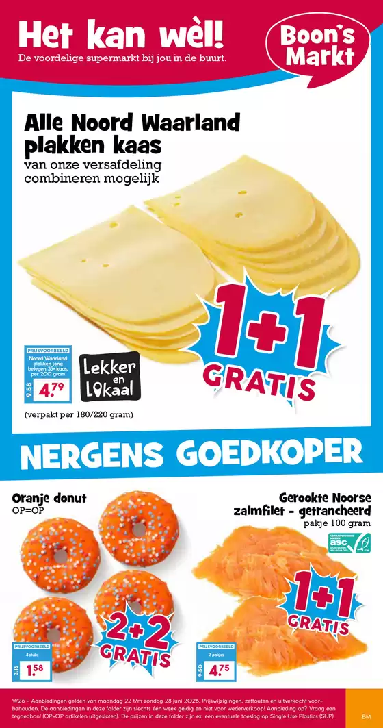Catalogus van Boon's Markt in Nieuw-Amsterdam | Actuele speciale acties | 2026-06-22T00:00:00.000Z - 2026-06-28T00:00:00.000Z