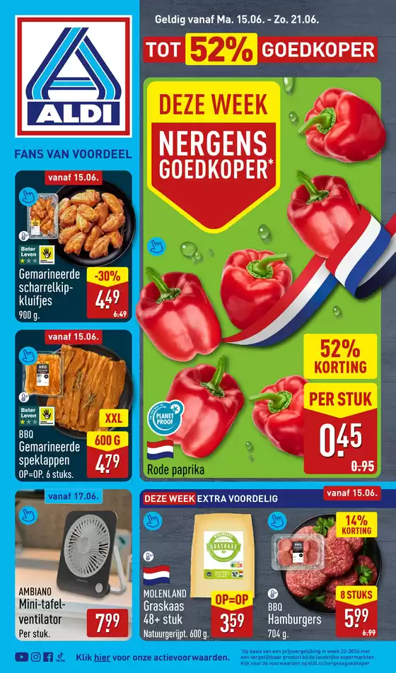 Catalogus van Aldi in Gronsveld | Aldi folder | 2026-06-15T00:00:00.000Z - 2026-06-21T00:00:00.000Z