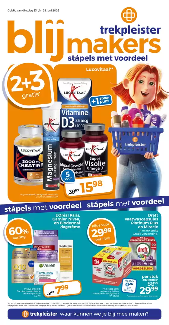 Catalogus van Trekpleister | Onze beste aanbiedingen voor u | 2026-06-23T00:00:00.000Z - 2026-06-28T00:00:00.000Z