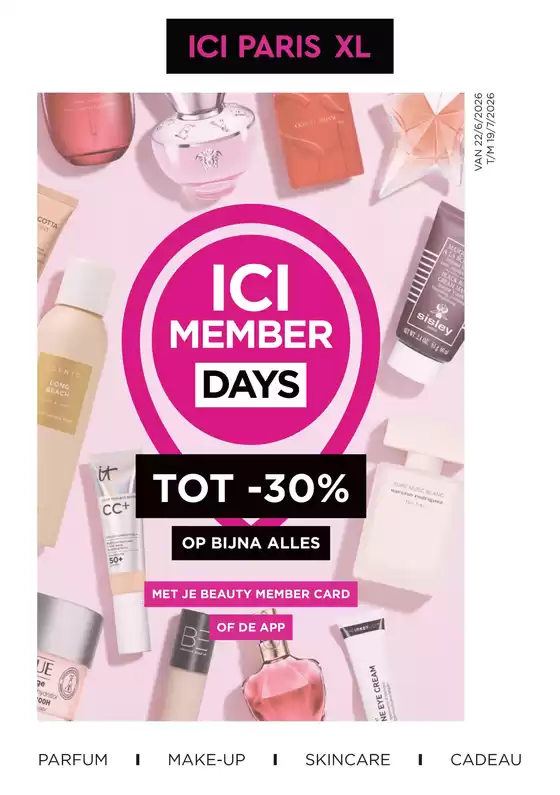 Catalogus van ICI Paris XL in 't Zand | ICI Paris XL folder | 2026-06-22T00:00:00.000Z - 2026-07-19T00:00:00.000Z