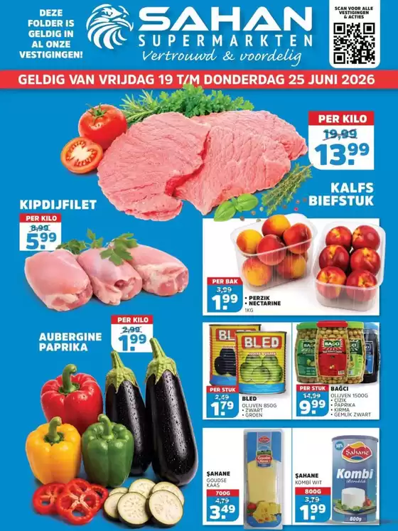Sahan Supermarkten folder in Uithuizermeeden | Sahan Supermarkten Verkoop | 2026-06-19T00:00:00.000Z - 2026-06-25T00:00:00.000Z