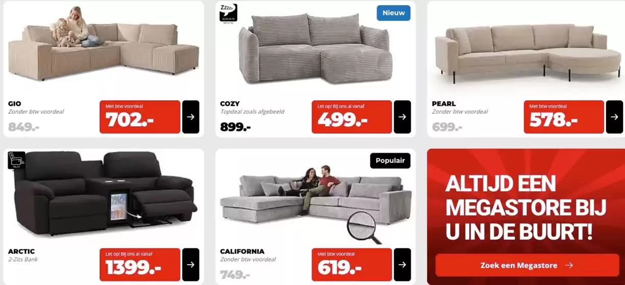 Catalogus van Seats and Sofas | Seats And Sofas Verkoop | 2026-06-23T00:00:00.000Z - 2026-07-07T00:00:00.000Z