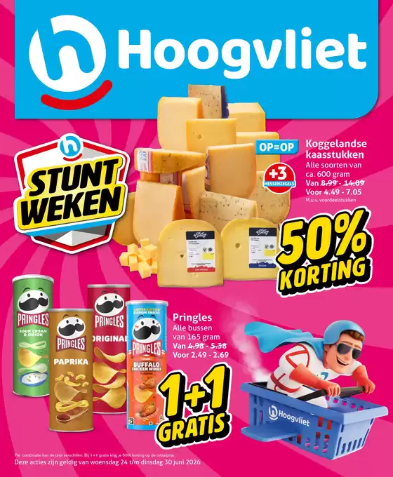 Catalogus van Hoogvliet in Feanwalden | Geweldige kortingen op geselecteerde producten | 2026-06-24T00:00:00.000Z - 2026-06-30T00:00:00.000Z
