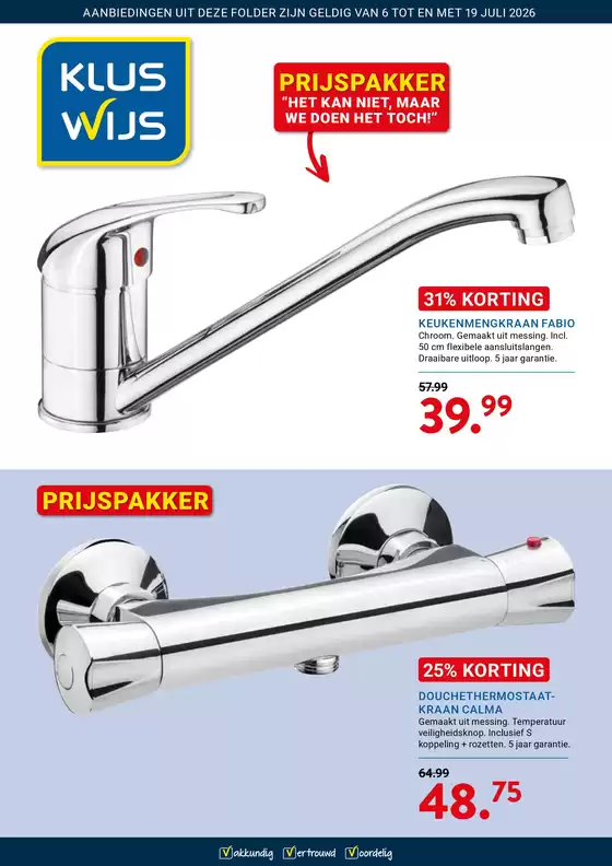 Kluswijs folder in Veendam | Exclusieve deals en koopjes | 2026-07-06T00:00:00.000Z - 2026-07-19T00:00:00.000Z