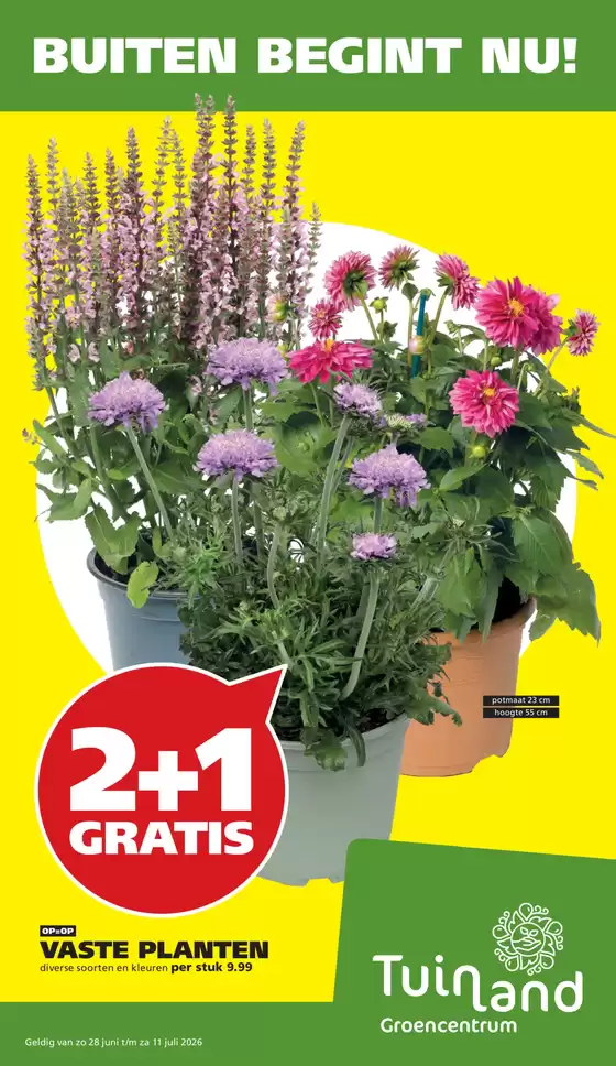 Catalogus van Tuinland in Westknollendam | Kortingen en acties | 2026-06-28T00:00:00.000Z - 2026-07-11T00:00:00.000Z