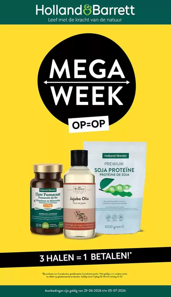 Catalogus van Holland & Barrett | Holland Barrett folder | 2026-06-29T00:00:00.000Z - 2026-07-05T00:00:00.000Z