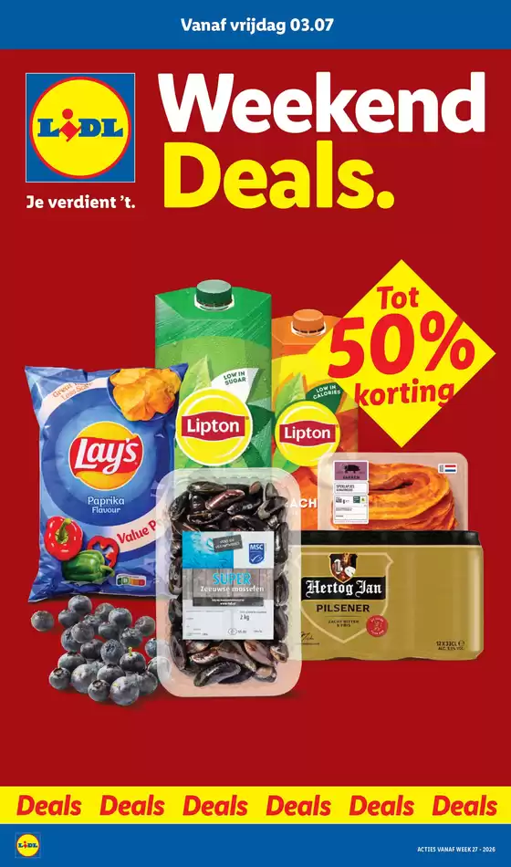 Lidl folder | Weekenddeals | 2026-06-29T00:00:00.000Z - 2026-07-05T00:00:00.000Z
