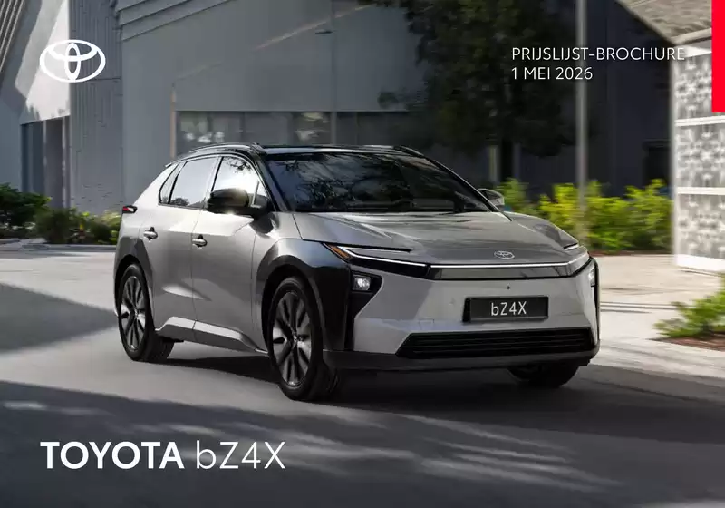 Catalogus van Toyota in Gilze | Bz4x brochure | 2026-07-01T00:00:00.000Z - 2026-07-15T00:00:00.000Z