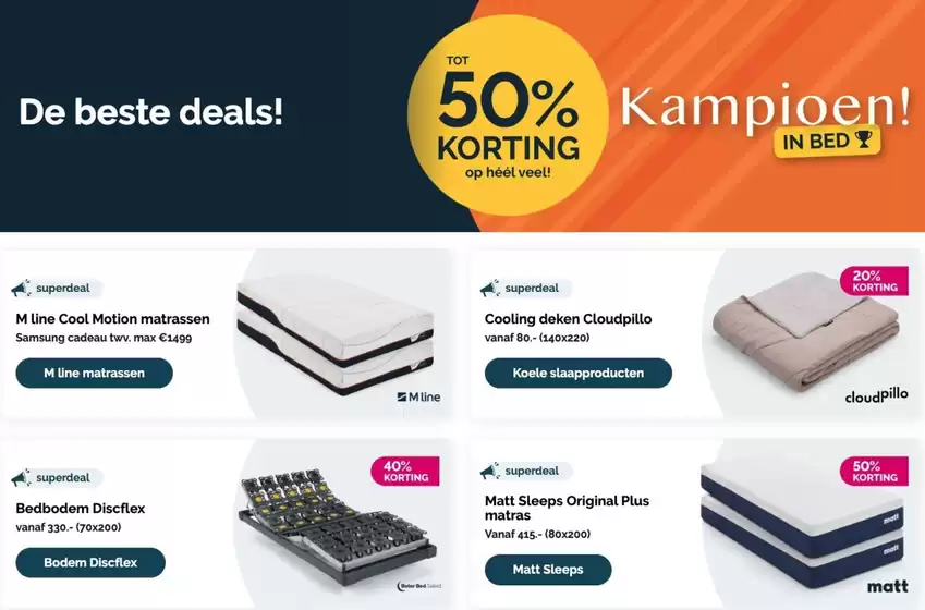 Catalogus van Beter Bed | De Beste Deals! | 2026-07-01T00:00:00.000Z - 2026-07-07T00:00:00.000Z
