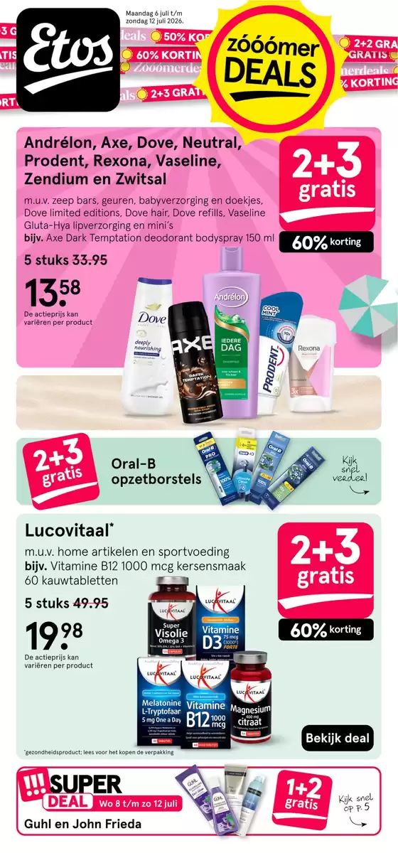 Catalogus van Etos | Etos Folder van deze week | 2026-07-06T00:00:00.000Z - 2026-07-12T00:00:00.000Z