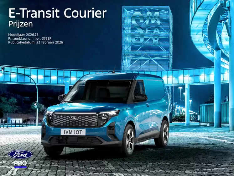 Catalogus van Ford in Bornwird | PL e transit courier MY2026.75 | 2026-07-08T00:00:00.000Z - 2026-07-22T00:00:00.000Z