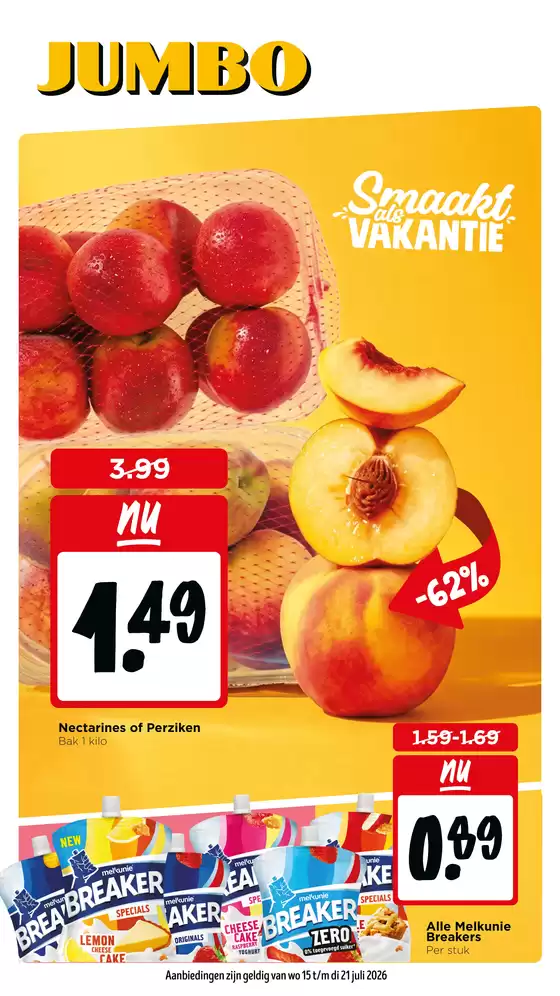 Jumbo folder | Jumbo actiefolder week 28 15 juli t m 21 juli 2026 | 2026-07-15T00:00:00.000Z - 2026-07-21T00:00:00.000Z
