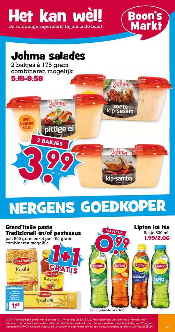 Boon's Markt folder | Geweldig aanbod voor alle klanten | 2026-07-20T00:00:00.000Z - 2026-07-26T00:00:00.000Z
