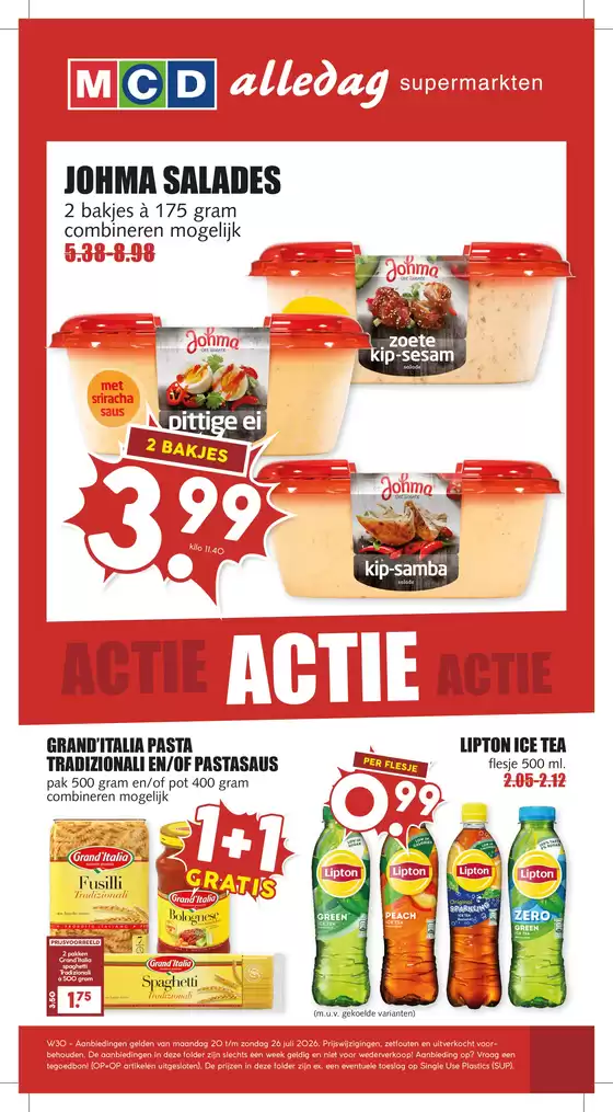 MCD Supermarkt folder | Aanbiedingen voor koopjesjagers | 2026-07-20T00:00:00.000Z - 2026-07-26T00:00:00.000Z